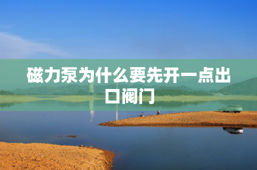 磁力泵为什么要先开一点出口阀门