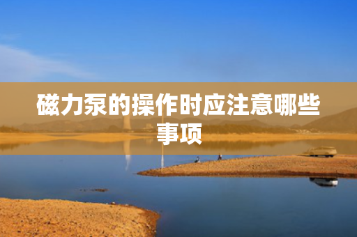 磁力泵的操作时应注意哪些事项