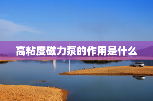 高粘度磁力泵的作用是什么