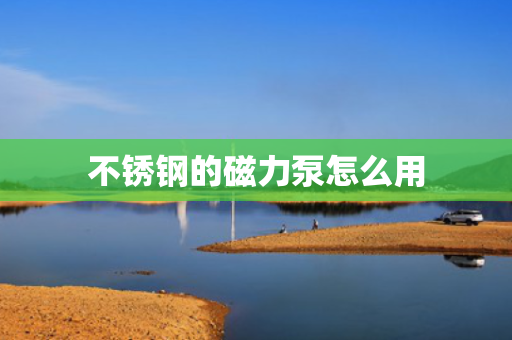 不锈钢的磁力泵怎么用