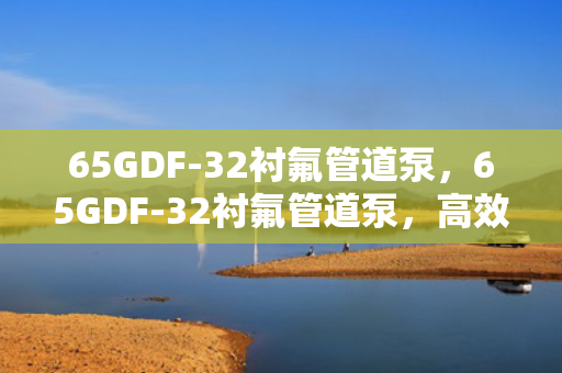 65GDF-32衬氟管道泵，65GDF-32衬氟管道泵，高效、稳定的流体输送解决方案