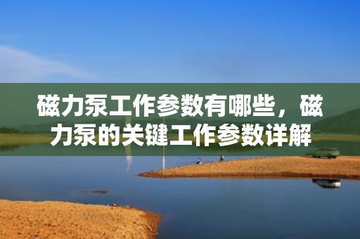 磁力泵工作参数有哪些，磁力泵的关键工作参数详解