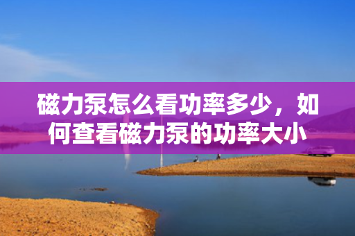 磁力泵怎么看功率多少，如何查看磁力泵的功率大小