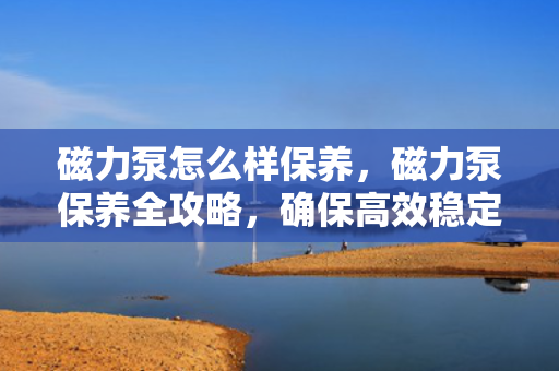 磁力泵怎么样保养，磁力泵保养全攻略，确保高效稳定运行的秘诀