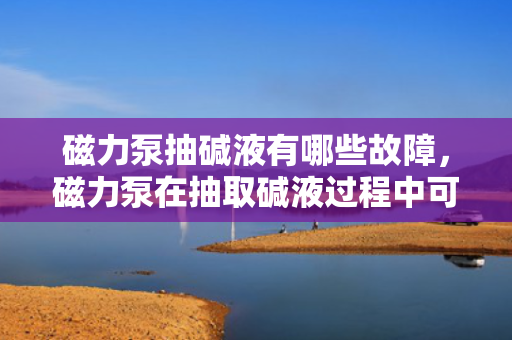 磁力泵抽碱液有哪些故障，磁力泵在抽取碱液过程中可能遇到的故障及解决方案