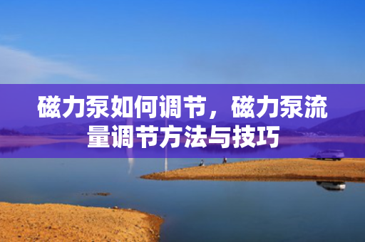 磁力泵如何调节，磁力泵流量调节方法与技巧