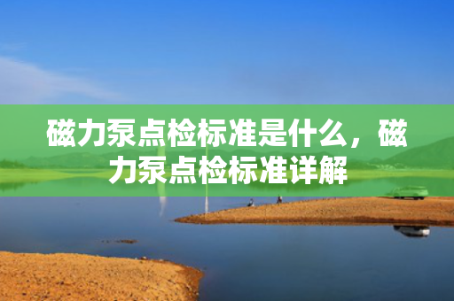 磁力泵点检标准是什么，磁力泵点检标准详解