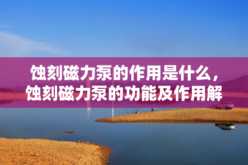 蚀刻磁力泵的作用是什么，蚀刻磁力泵的功能及作用解析