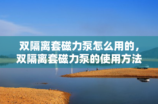 双隔离套磁力泵怎么用的，双隔离套磁力泵的使用方法与操作指南